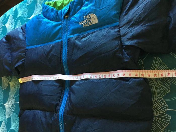 Doudoune enfant The North Face bleu marine taille 12-18 mois 070 - photo numéro 7