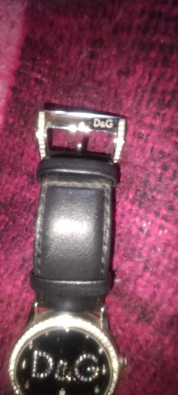 Montre cuir noir Dolce & Gabbana - photo numéro 3