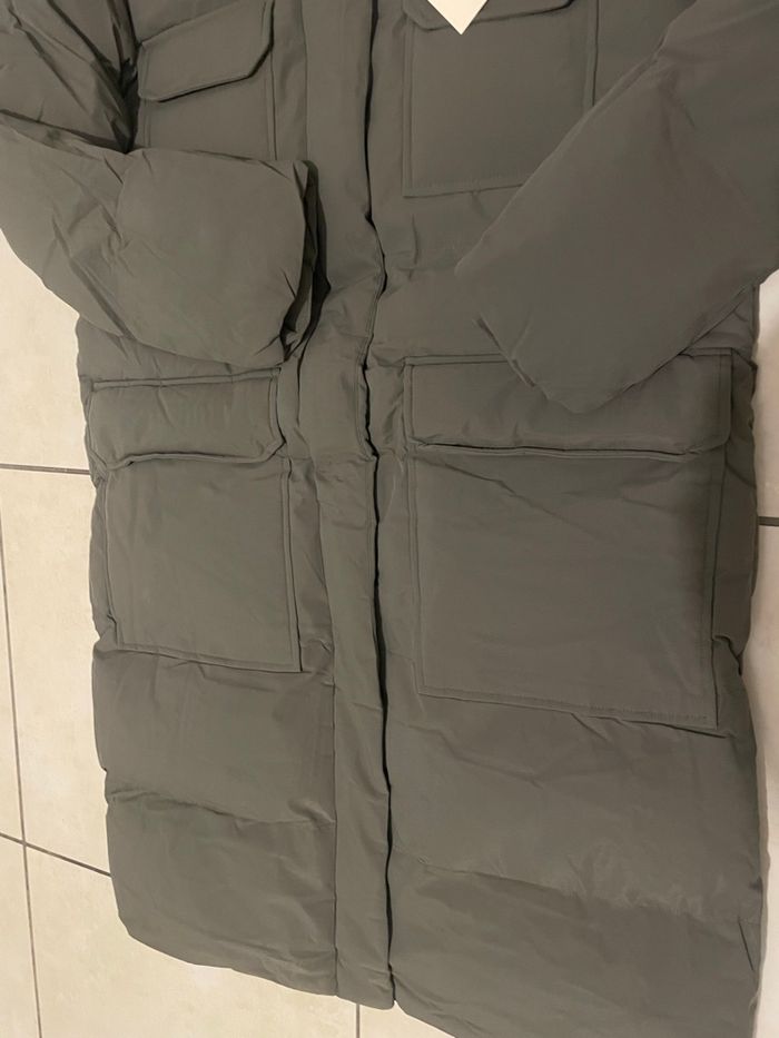 Doudoune longue Copperose gris taupe – Confort et chaleur avec style - photo numéro 5