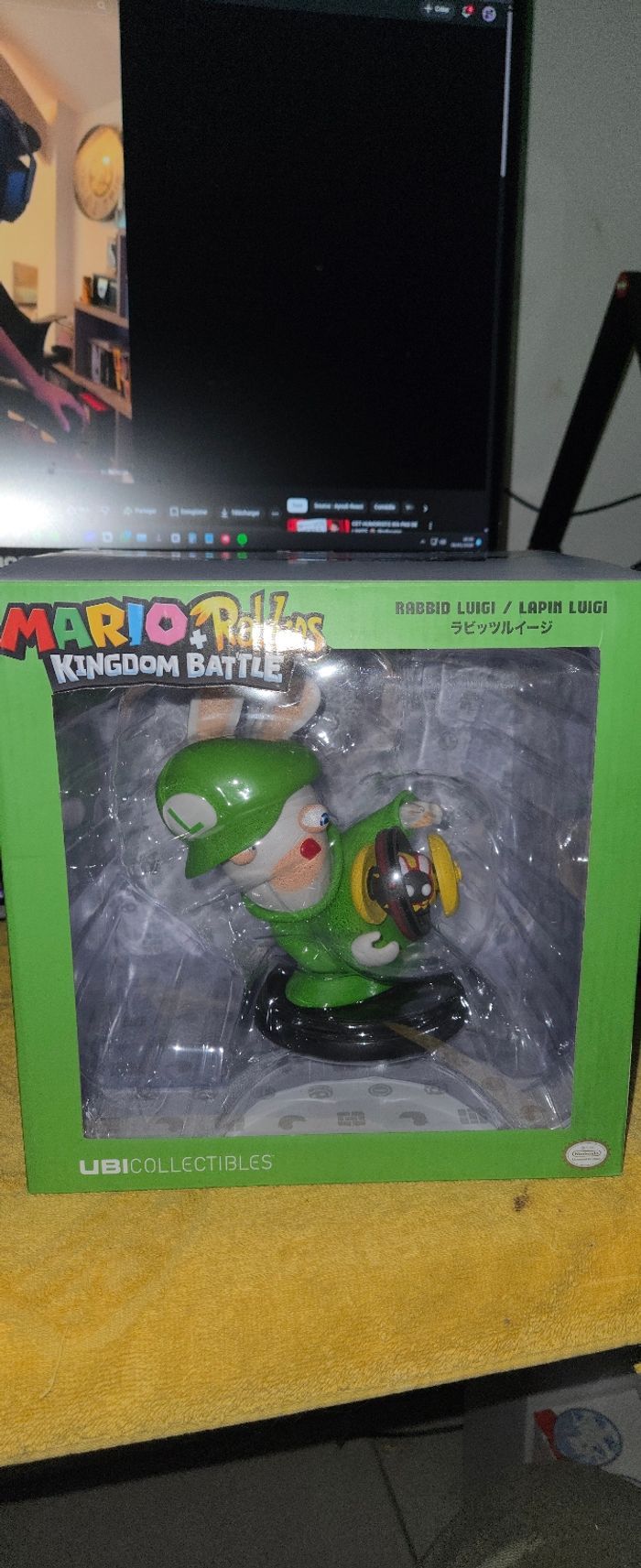 Figurine Luigi Lapin du Jeu Vidéo : Mario + Lapins Crétins Kingdom Battle