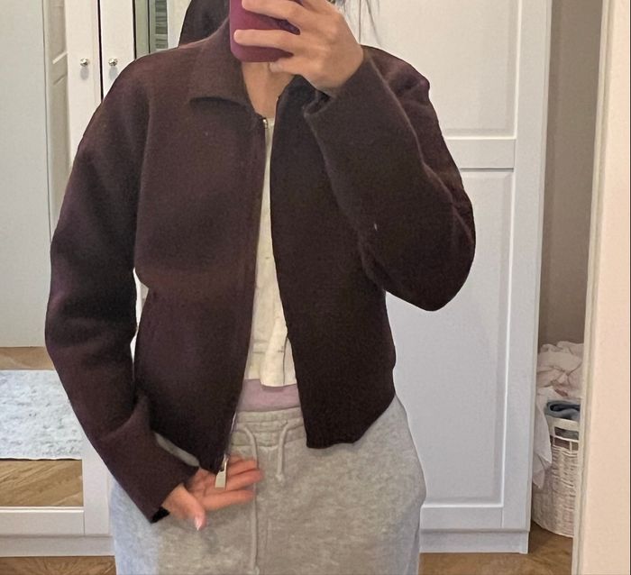 Veste bordeaux - photo numéro 2
