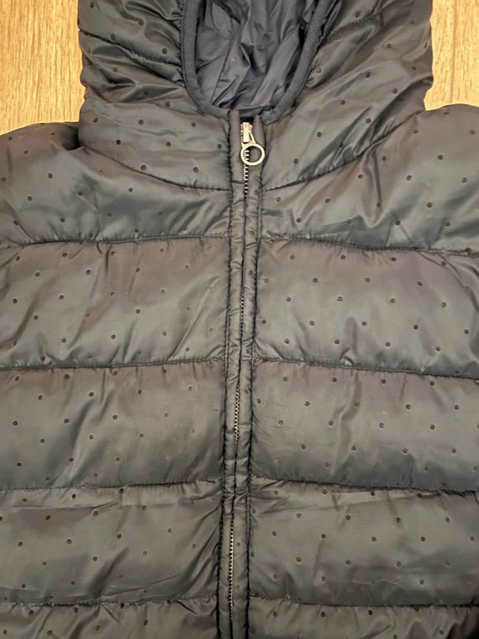Vends manteau doudoune Monoprix bleu marine très bon état 10 ans - photo numéro 2