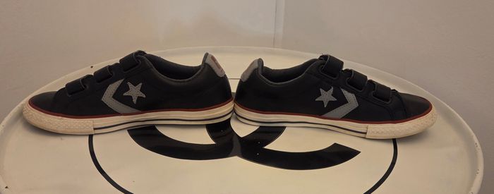 Converse All Star Pro Leather Junior noir  scratchs – T37 – excellent état – cuir - photo numéro 4