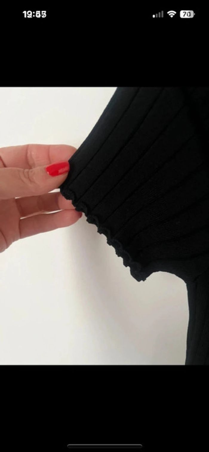 Robe noire chic rentrée – Boutons dorés – Taille M/L - photo numéro 5