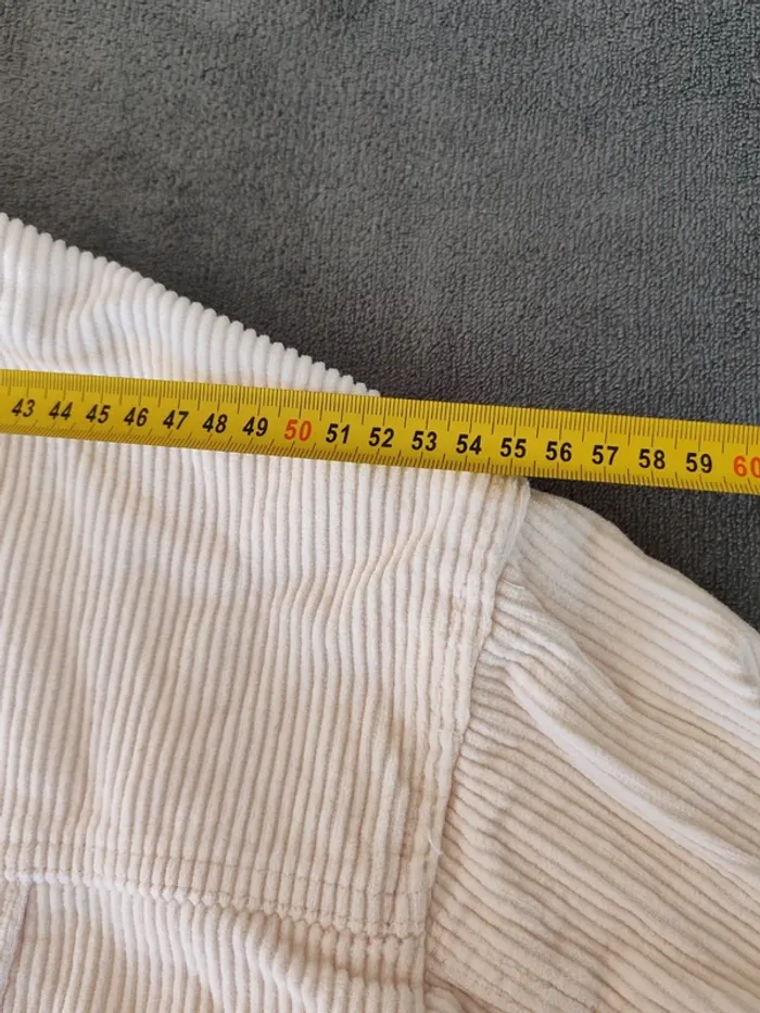 Zara overshirt velours côtelé écru – Taille M (très bon état) - photo numéro 5