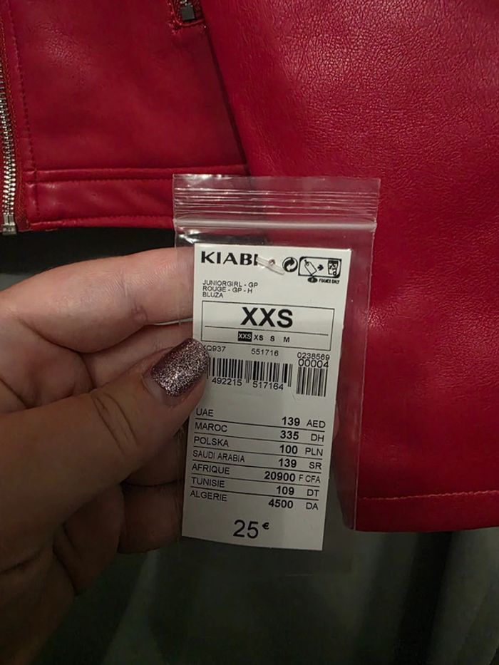 Veste rouge - photo numéro 3