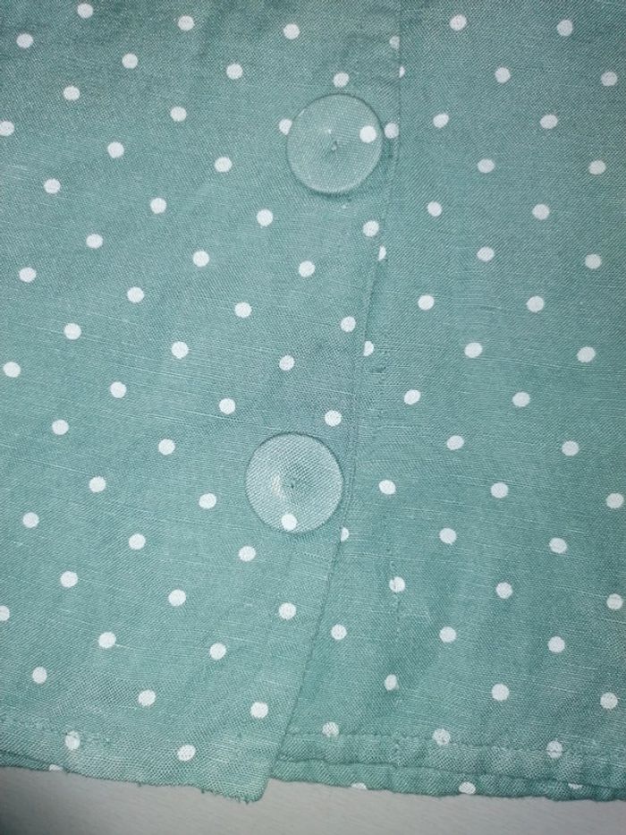 Jupe verte à pois, M - photo numéro 9