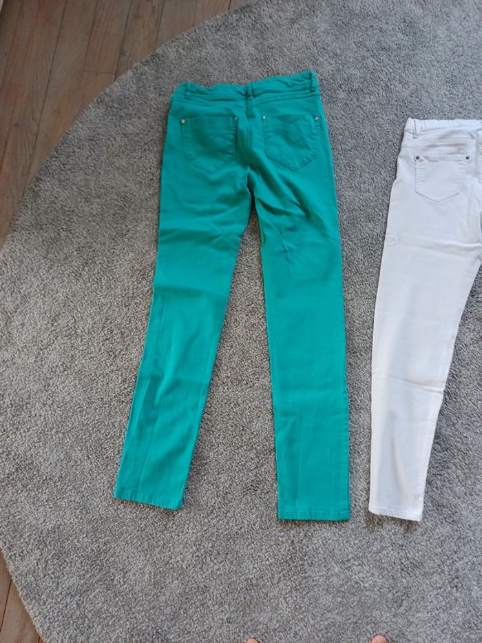 Lot de 2 pentalons femme taille 40 - photo numéro 4