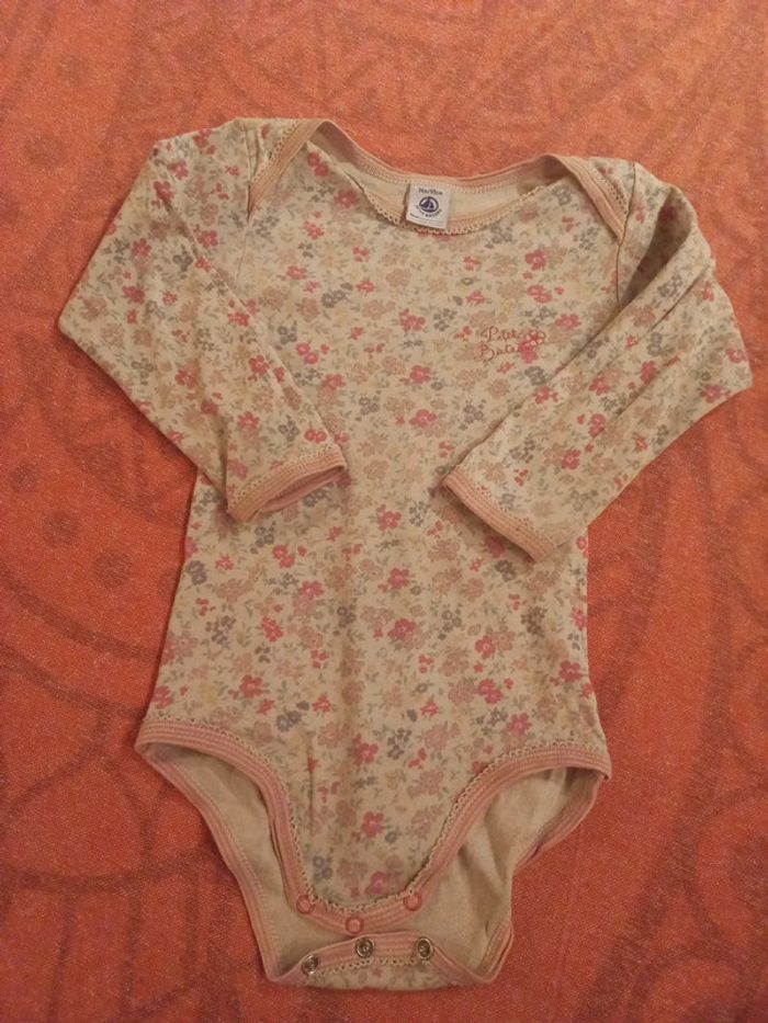 Body fleuri 36 mois Petit bateau coton