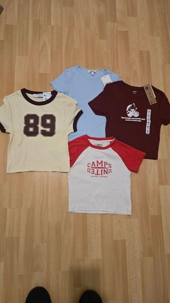 🩷 lot Tee-shirts mc XS et 14ans fille 🩷