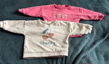 Lot de 2 pulls molletonné, 12 mois