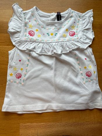 Beau t-shirt MC Sergent major 24 mois fille