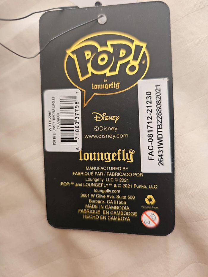 Ensemble Loungefly POP Princesses Disney - photo numéro 8