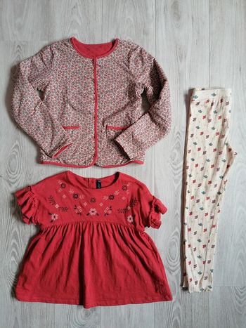 Ensemble Sergent Major Sur les routes de Dordogne
Veste et tee shirt 10 ans
Legging 8/9 ans