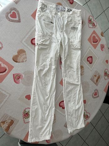 Pantalon léger kaporal blanc