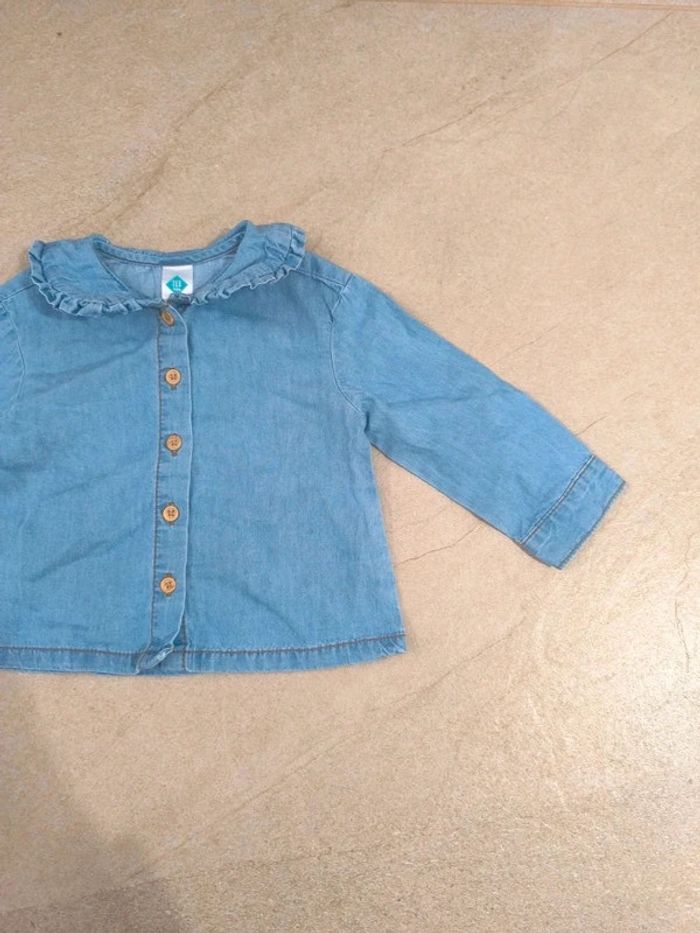 Blouse jean fine Tex 9m - photo numéro 7