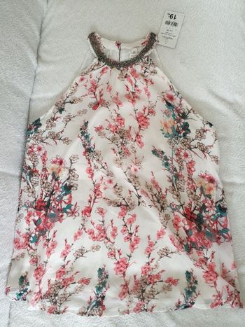 Haut femme à fleurs 40 neuf