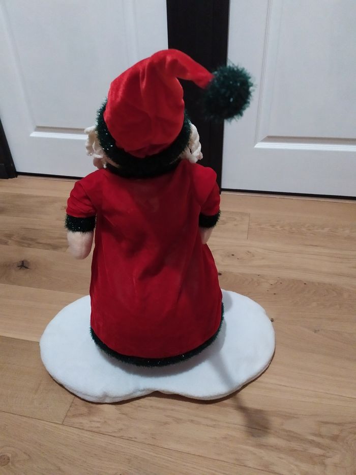 Père Noël boule de neige avec soufflerie - photo numéro 2