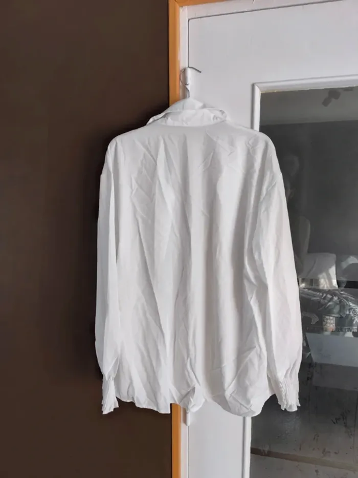 Chemise ouverte blanche femme XL - photo numéro 6