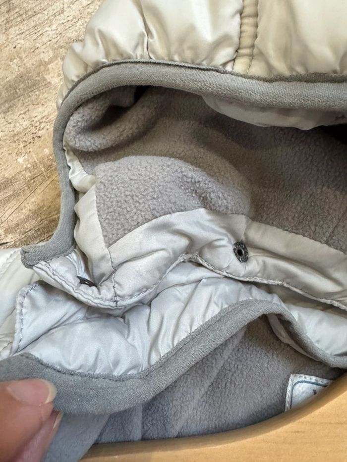 🦋Doudoune Vertbaudet 9mois gris - photo numéro 6