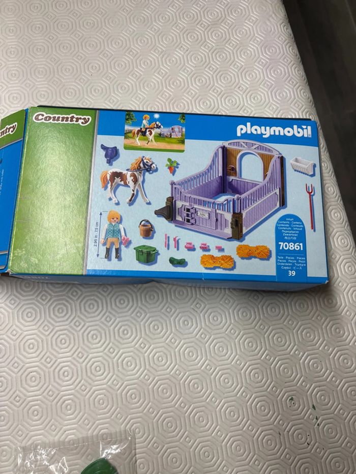 Box poney playmobil country 70861 - photo numéro 2