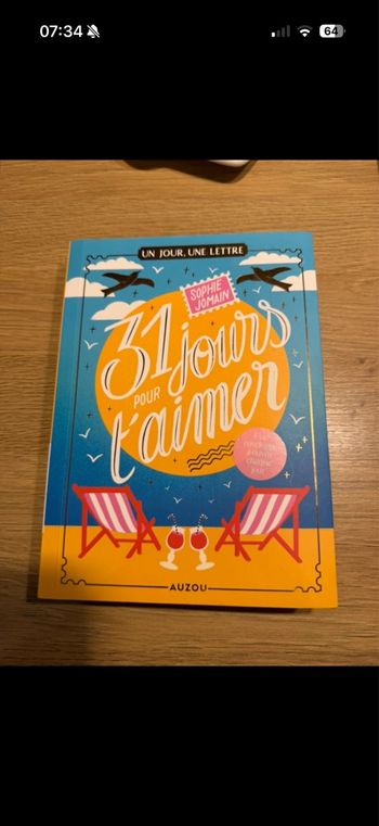 Livre 31 jours pour t’aimer