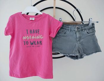 5 ans ensemble été tape a l'oeil teeshirt et short