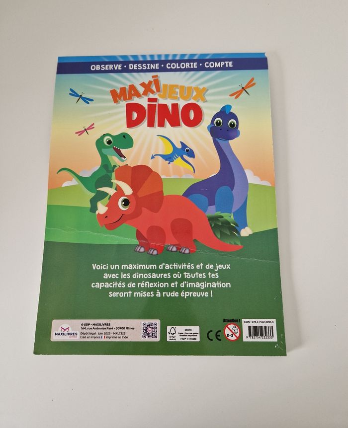 Livre activités dinosaures - photo numéro 4