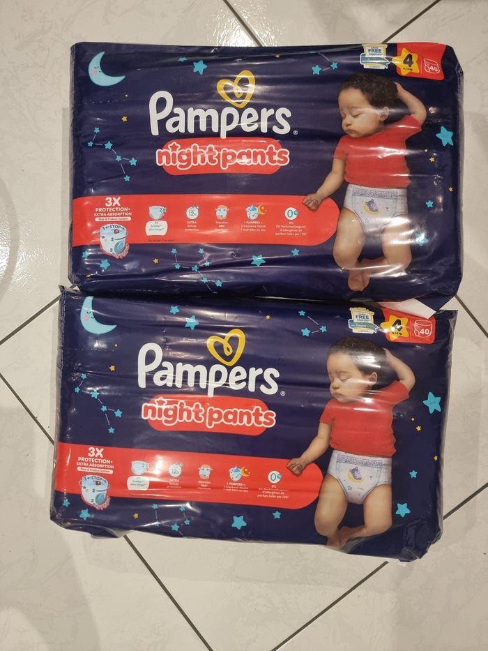 couches taille 4 pampers night pants
