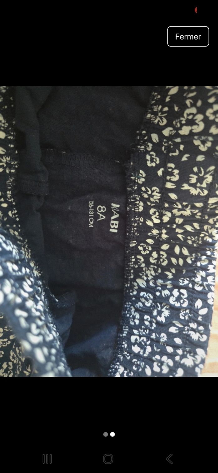 Short avec motif