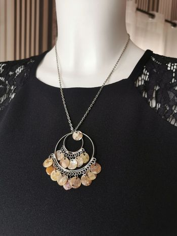 Sautoir créole perles de nacre