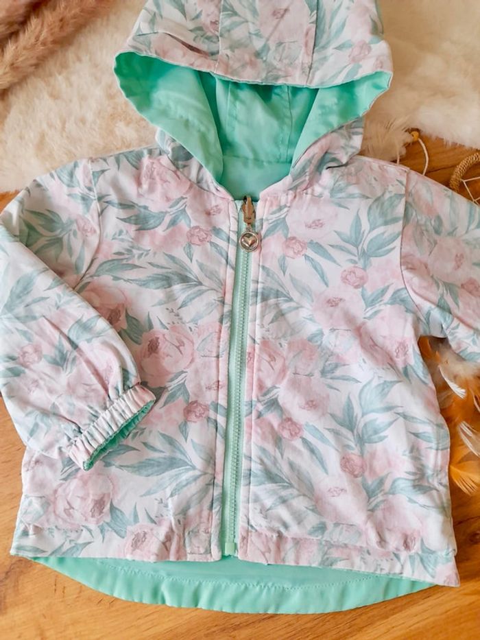 Veste mi saison / coupe vent réversible 12 mois - photo numéro 2