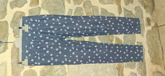 Pantalon Legging strech gris bleu marque Stooker taille 8 ans - photo numéro 2