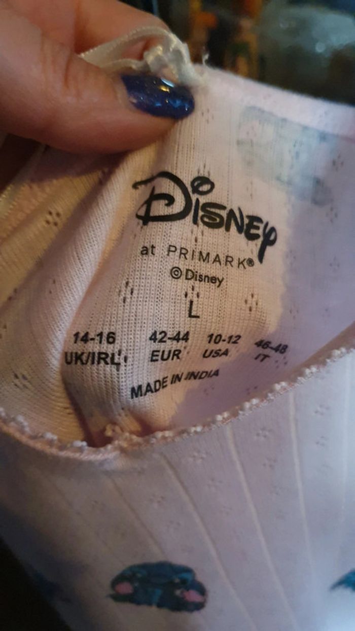 Petit débardeur de nuit Stitch taille L - photo numéro 4