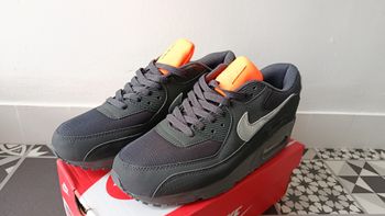 Air Max 90 gris/orange