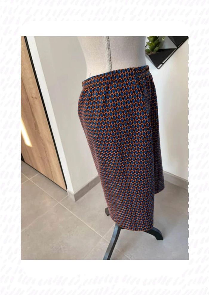 Jupe à motif géométrique sedagyl taille 44 mais je dirais plus petit - photo numéro 5