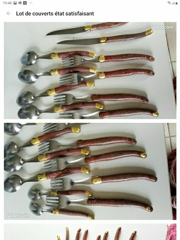 Lot de couverts bon état