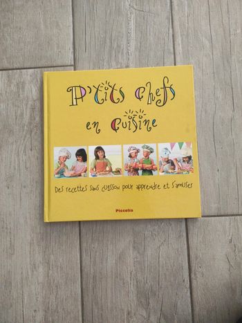 Livre de cuisine enfants sans cuisson"p'tits chefs en cuisine"