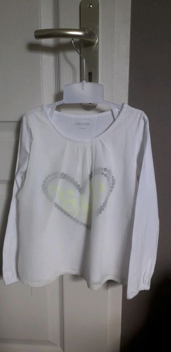 Tee-shirt manche longue blanc