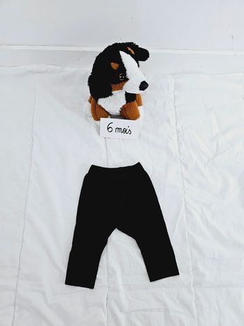 Pantalon legging bleu marine bébé fille ou garçon 6 mois