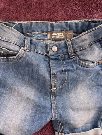 Short en jean bébé 12 mois