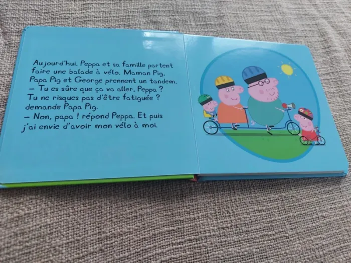Livre peppa pig fait du vélo - photo numéro 2