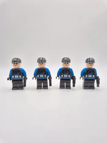 Figurines type lego 4 Impérial Sénate security troopers stormtroopers star wars