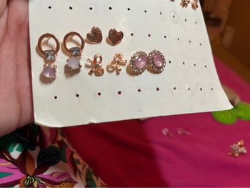 Lot de 5 paires boucles d’oreilles