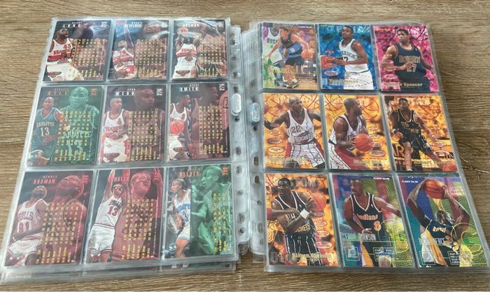 Lot de 149 cartes fleers 95-96 nba vintage - photo numéro 9