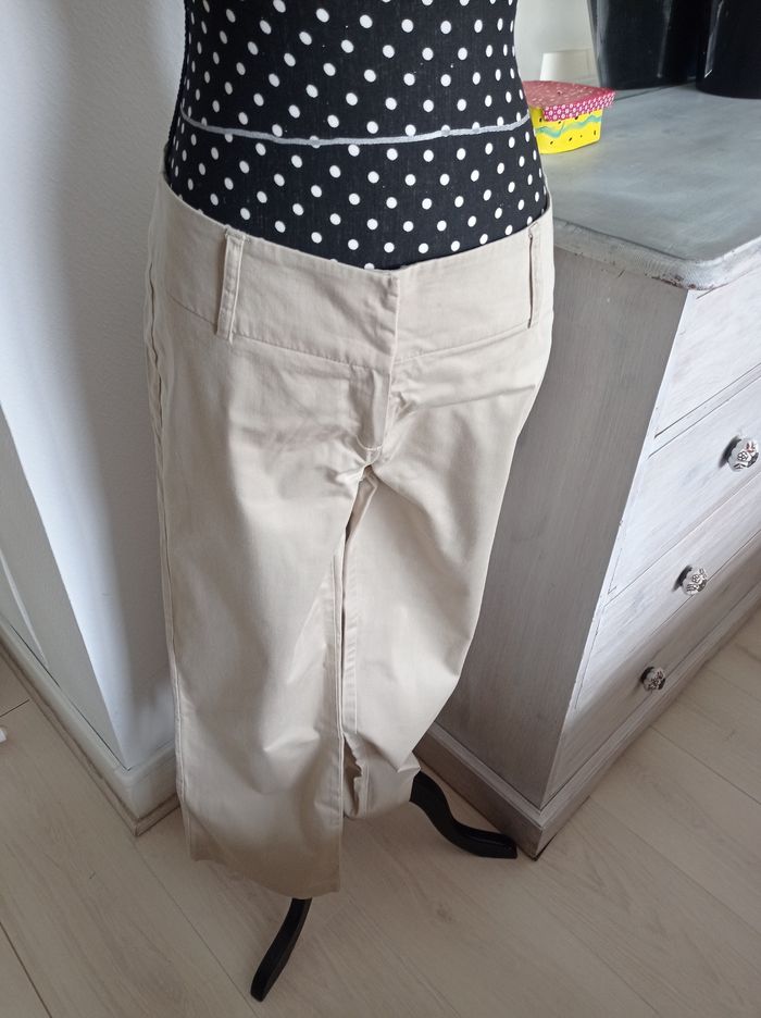 Pantalon droit beige. Shesan 42