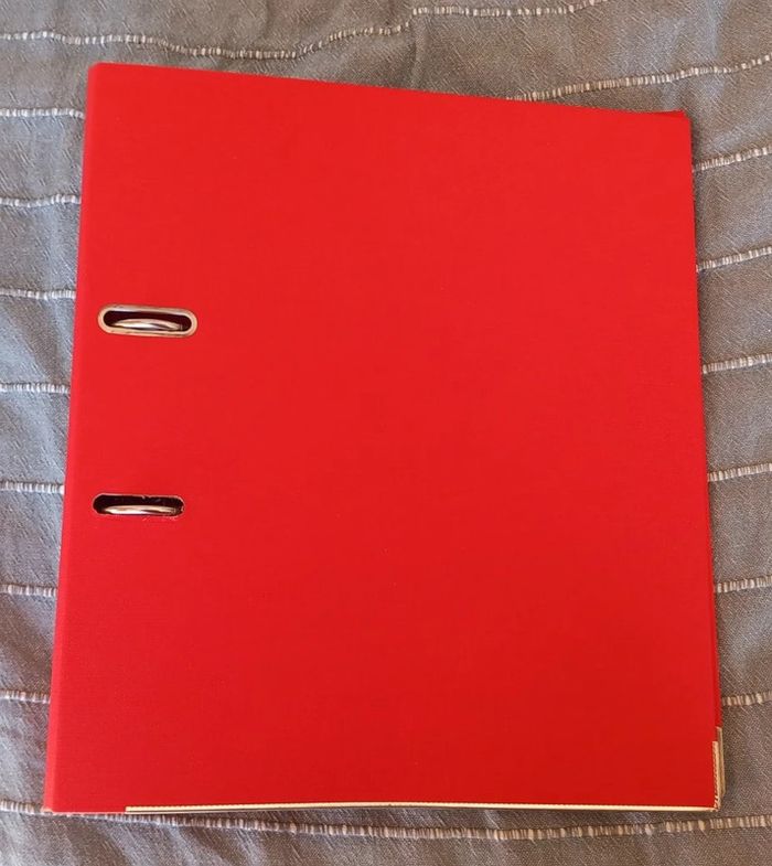 Classeur à Levier Rouge