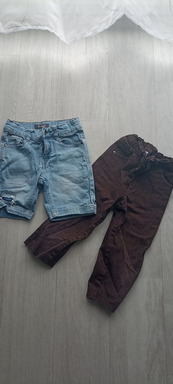 Lot short et pantacourt taille 6 ans