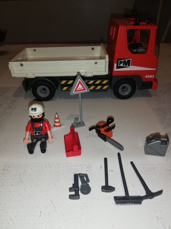 Camion benne playmobil - photo numéro 2