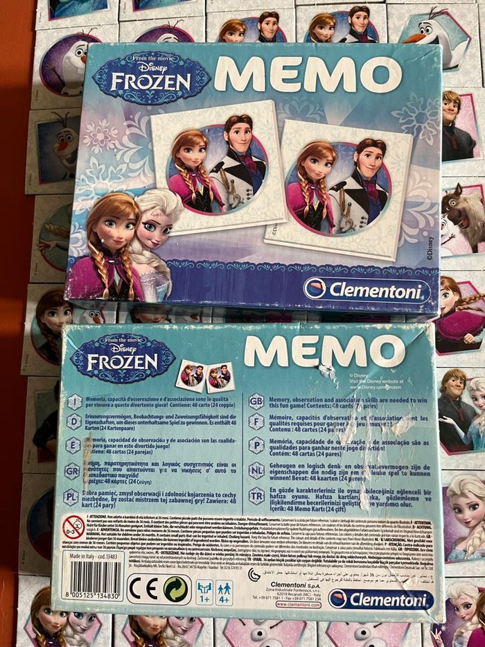 Jeu Mémo La reine des neiges  Clementoni - photo numéro 2